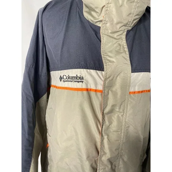 Men’s size XL Columbia Bugaboo blue and tan outer shell (no liner) jacket - Picture 3 of 11